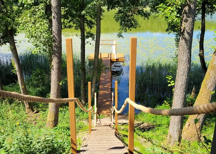 Lesna Kryjowka W Lesie Tatil Evi Wersk